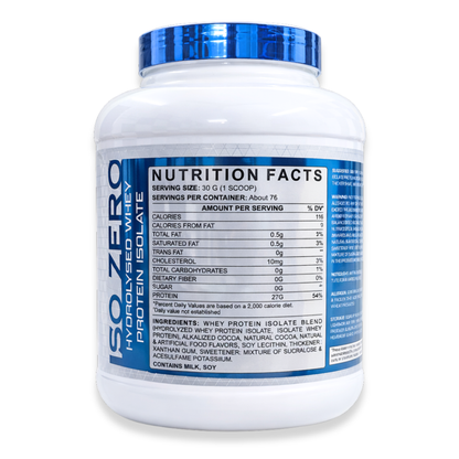 Jack's Nutrition 100% ISO ZERO 2.28 Kg