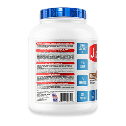 Jack's Nutrition 100% ISO ZERO 2.28 Kg