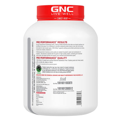 GNC Pro Performance 100% Whey Protein 1.81 Kg