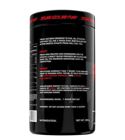 Big Muscles Nutrition Freak Pre-Workout 60 Servings