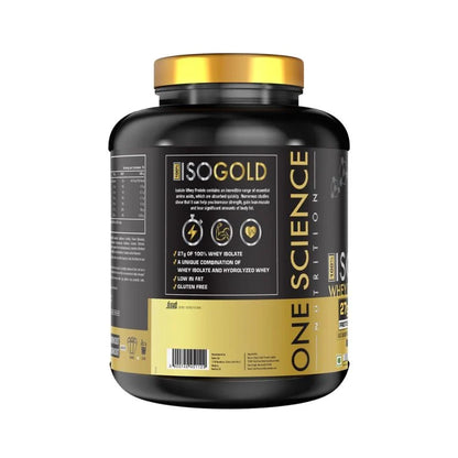 One Science Nutrition 100% ISO Gold Whey Protein 2.27 Kg