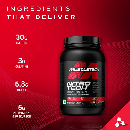 MuscleTech Nitrotech Whey Protein 1.8kg